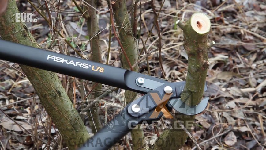 Великий площинний сучкоріз Fiskars PowerGear з загнутими лезами (L) L78 112590 1000584 фото