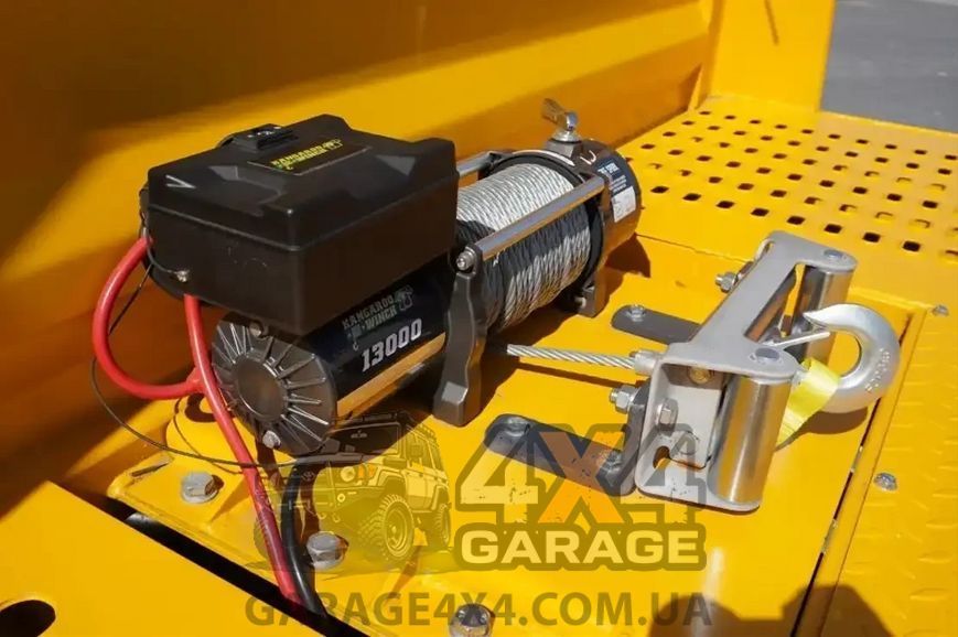 Автомобільна лебідка 12 В Kangaroowinch 13000 для позашляховика, евакуатора та спецтранспорту (5907 кг) K13000 фото