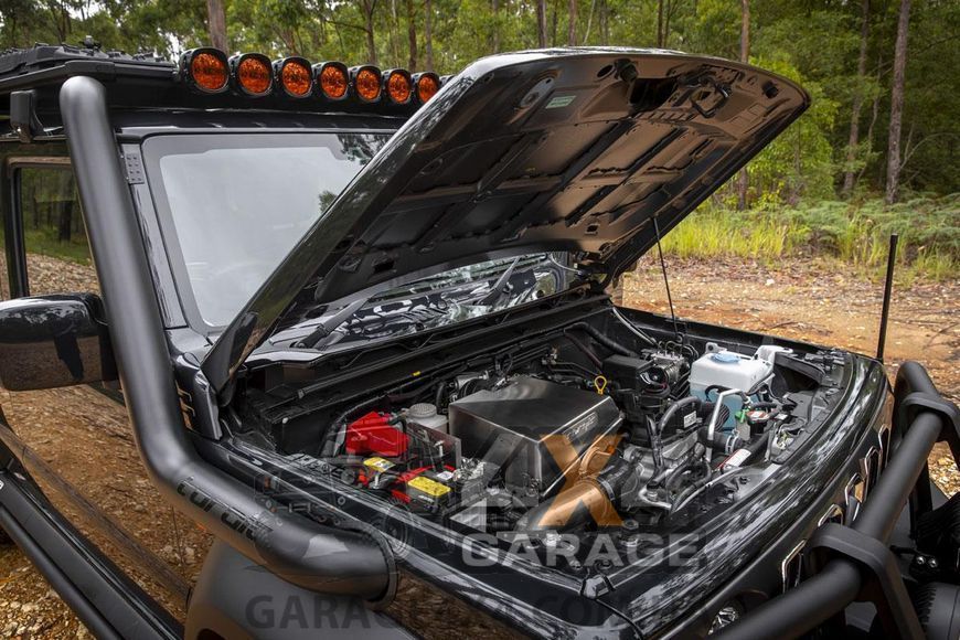 Шноркель ARB Torqit для Suzuki Jimny 2019+ (нержавеющая сталь 304) SN02MB фото
