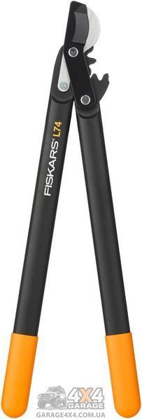 Плоскостной садовый веткорез Fiskars L74 (M) с загнутыми лезвиями (1000582) 1000582 фото