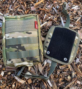 Прочная тактическая аптечка с быстрым сбросом и креплением Молле (Cordura 1000D / Мультикам) TP0187 фото