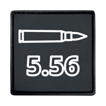 Патч ПВХ на липучці "Патрони 5.56" (45 х 45мм) TP3842 фото