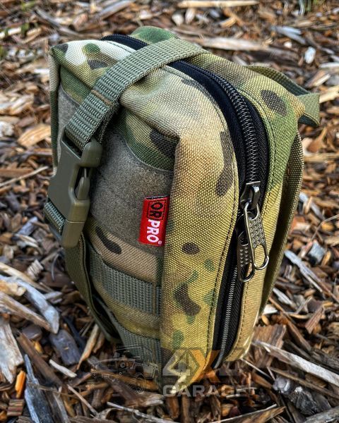 Прочная тактическая аптечка с быстрым сбросом и креплением Молле (Cordura 1000D / Мультикам) TP0187 фото
