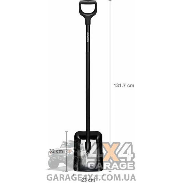 Лопата совковая Fiskars Ergonomic Pro 1066711 (132 см) 1066711 фото