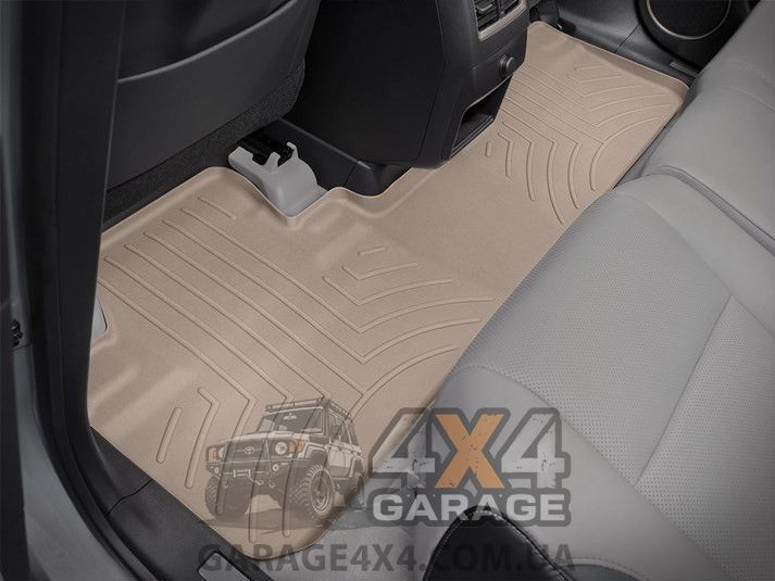 Задні гумові килимки WeatherTech до салону Lexus RX 16+ (Бежові) 458862 фото