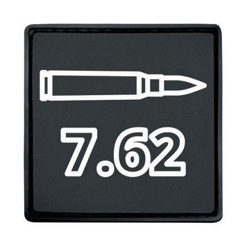 Патч ПВХ на липучці "Патрони 7.62" (45 х 45мм) TP3843 фото
