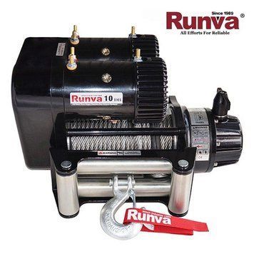 Лебідка 2-х моторна Runva EWS 10000 (Сталевий трос) EWS10000 фото