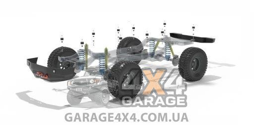 Комплект для боді-ліфта 50мм Toyota LC Prado 120 TK803 фото