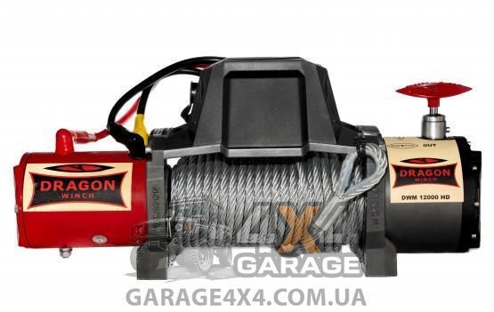 Електрична лебідка для позашляховика Dragon Winch Maverick 12000HD (12 Вольт / 5443 кг) DWM12000HD фото