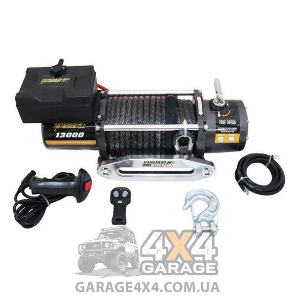 Лебедка для внедорожника Kangaroowinch 13000 (Синтетический трос / 5907 кг) K13000SR фото