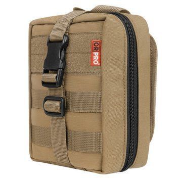 Тактическая аптечка-подсумок с быстрым сбросом и креплением MOLLE (Койот) TP0186 фото