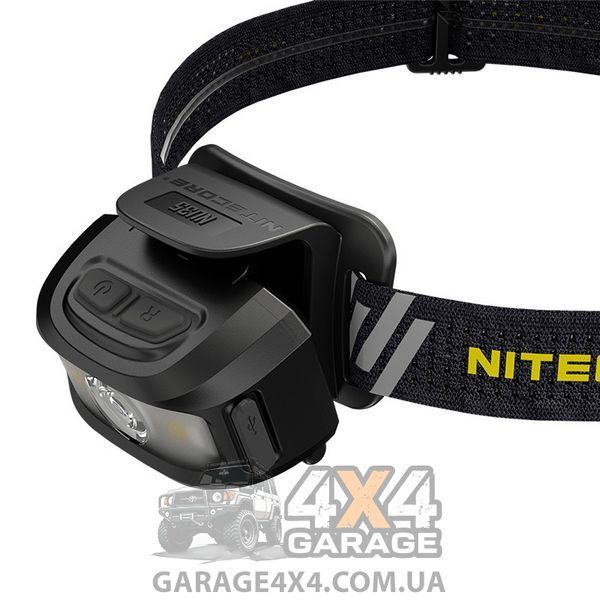 Ліхтар налобний Nitecore NU35 (Cree XP-G3 S3 + Red Led, 460 люменів, 10 режимів, 3xAAA, USB Type-C) 1870750630 фото