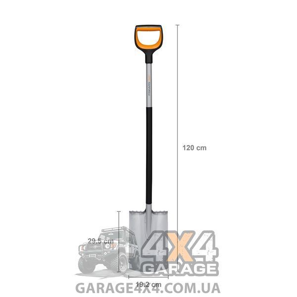 Прямая штыковая лопата Fiskars Xact 1066730 (120 см) 1066730 фото
