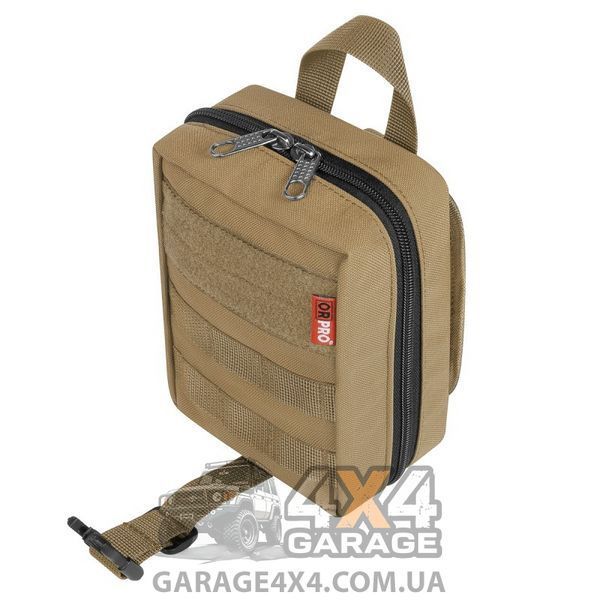 Тактическая аптечка-подсумок с быстрым сбросом и креплением MOLLE (Койот) TP0186 фото