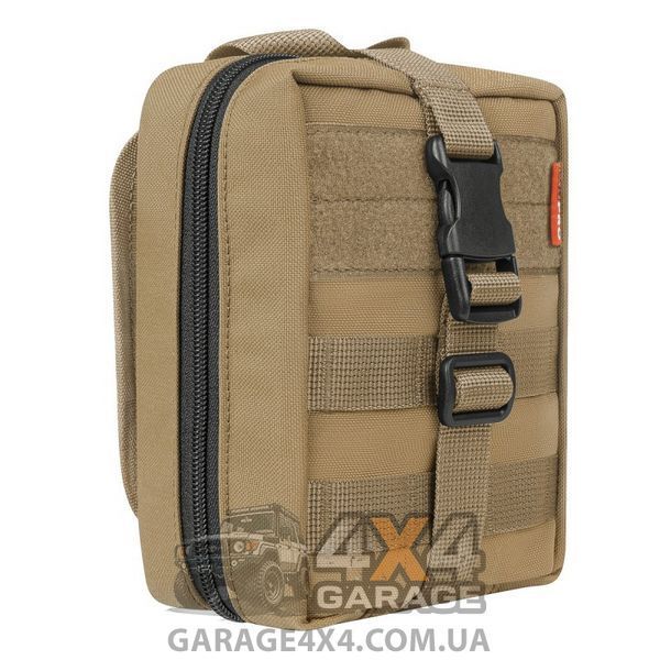 Тактическая аптечка-подсумок с быстрым сбросом и креплением MOLLE (Койот) TP0186 фото