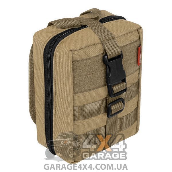 Тактическая аптечка-подсумок с быстрым сбросом и креплением MOLLE (Койот) TP0186 фото