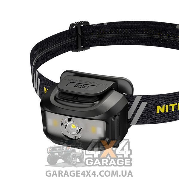 Ліхтар налобний Nitecore NU35 (Cree XP-G3 S3 + Red Led, 460 люменів, 10 режимів, 3xAAA, USB Type-C) 1870750630 фото