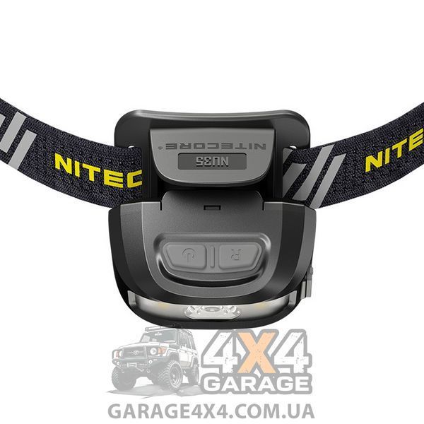Ліхтар налобний Nitecore NU35 (Cree XP-G3 S3 + Red Led, 460 люменів, 10 режимів, 3xAAA, USB Type-C) 1870750630 фото