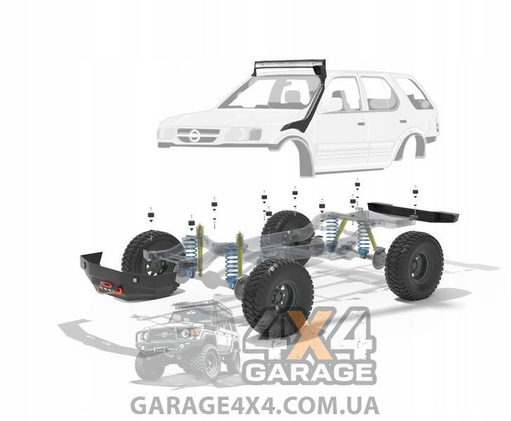 Комплект для боді-ліфта 50мм Opel Frontera BD50OF фото