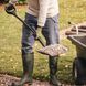 Большая совковая лопата для бетона Fiskars Ergonomic Pro (1066713) 1066713 фото 5