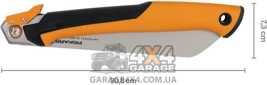 Складная ножовка по дереву Fiskars PowerTooth 250 мм / 13 TPI (1062933) 1062933 фото