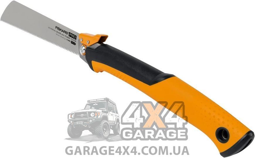 Складная ножовка по дереву Fiskars PowerTooth 250 мм / 13 TPI (1062933) 1062933 фото