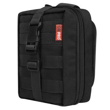 Черная тактическая аптечка с быстрым сбросом и креплением МОЛЛЕ (Cordura 1000D) TP0184 фото