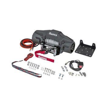 Лебідка Runva EWV 6000F для UTV та легких позашляховиків (Сталевий трос) EWV6000F фото