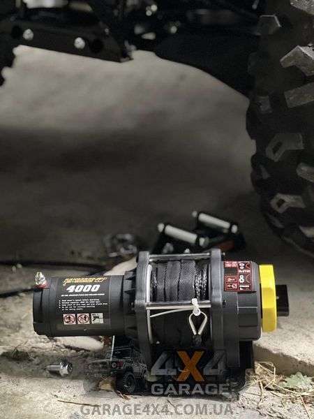 Лебедка для квадроцикла Kangaroowinch 4000 (Синтетический трос / 12 Вольт / 1814 кг) K4000SR фото