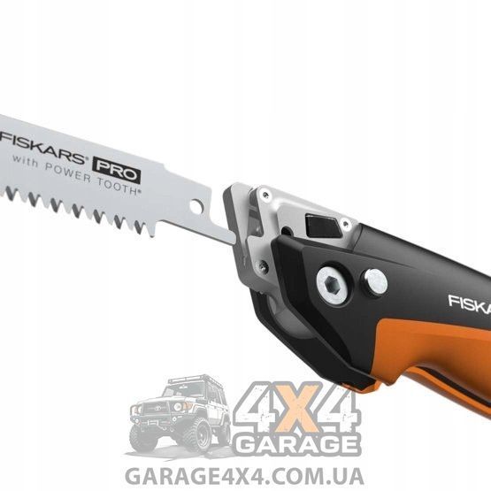 Пила універсальна складана Fiskars 150 мм 1062934 (2 полотна: метал, дерево) 1062934 фото