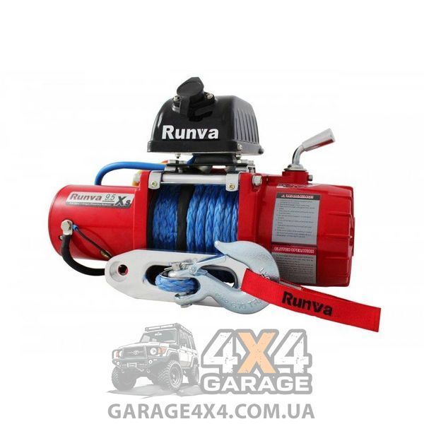 Автомобільна лебідка Runva EWX 9.5 SG2 (синтетичний трос / 4309 кг/ короткий барабан) EWX9500SG2-SR фото