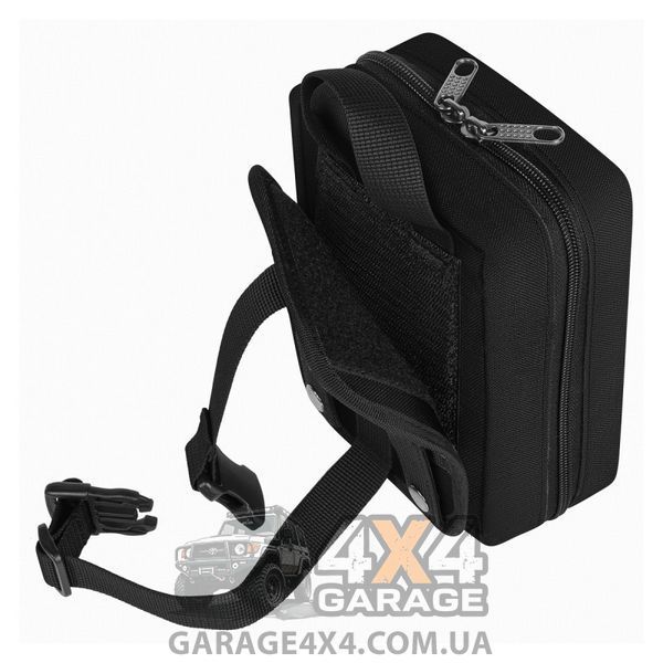Черная тактическая аптечка с быстрым сбросом и креплением МОЛЛЕ (Cordura 1000D) TP0184 фото