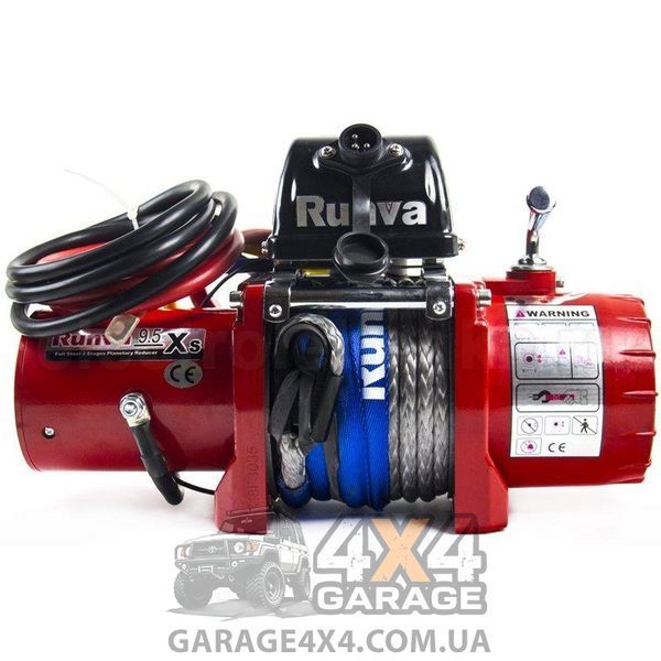 Автомобільна лебідка Runva EWX 9.5 SG2 (синтетичний трос / 4309 кг/ короткий барабан) EWX9500SG2-SR фото