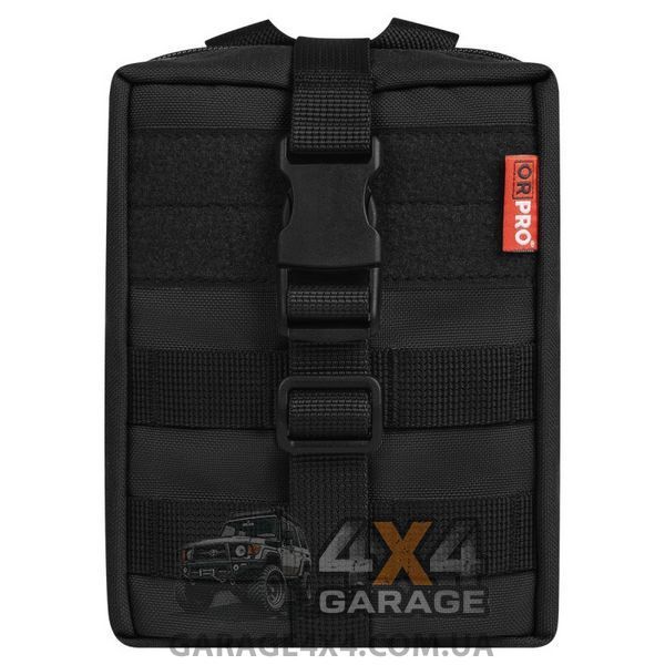 Черная тактическая аптечка с быстрым сбросом и креплением МОЛЛЕ (Cordura 1000D) TP0184 фото