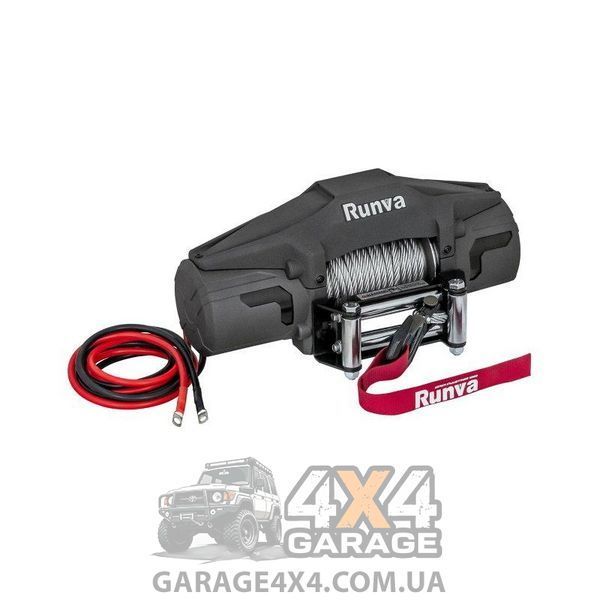Лебідка Runva EWV 6000F для UTV та легких позашляховиків (Сталевий трос) EWV6000F фото