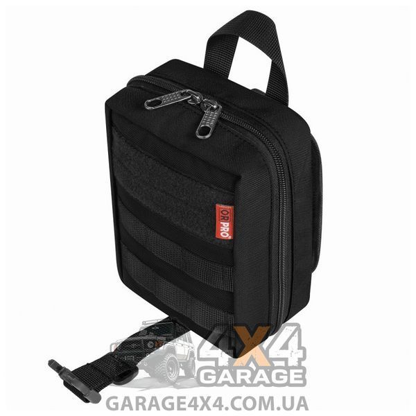 Черная тактическая аптечка с быстрым сбросом и креплением МОЛЛЕ (Cordura 1000D) TP0184 фото