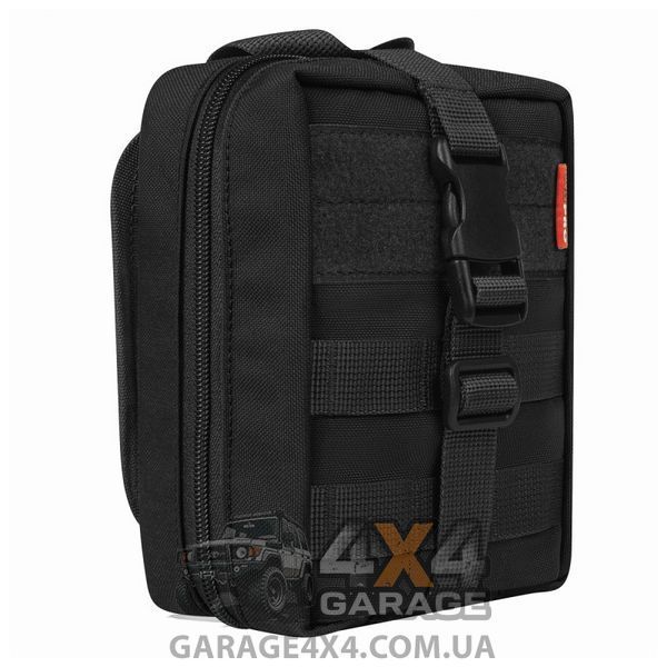 Черная тактическая аптечка с быстрым сбросом и креплением МОЛЛЕ (Cordura 1000D) TP0184 фото