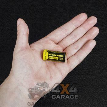 Аккумулятор литиевый Li-Ion CR123A Nitecore NL166 3.7V (650mAh), защищенный 6-1022 фото