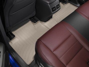 Бежеві гумові килими WeatherTech на задній ряд для Lexus NX 15+ 457492 фото