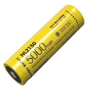 Аккумулятор литиевый Li-Ion 21700 Nitecore NL2150 3.6V (5000mAh), защищенный 1870748782 фото