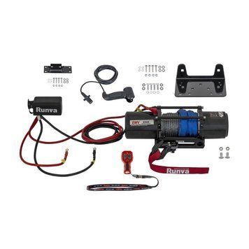 Лебідка Runva EWV 6000 для UTV та легких позашляховиків (Синтетичний трос) EWV6000-SR фото