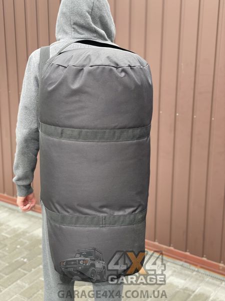 Міцний армійский баул для речей на 100 літрів (Cordura 1000D) 100blk_С фото