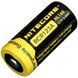 Аккумулятор литиевый Li-Ion CR123A Nitecore NL166 3.7V (650mAh), защищенный 6-1022 фото 2