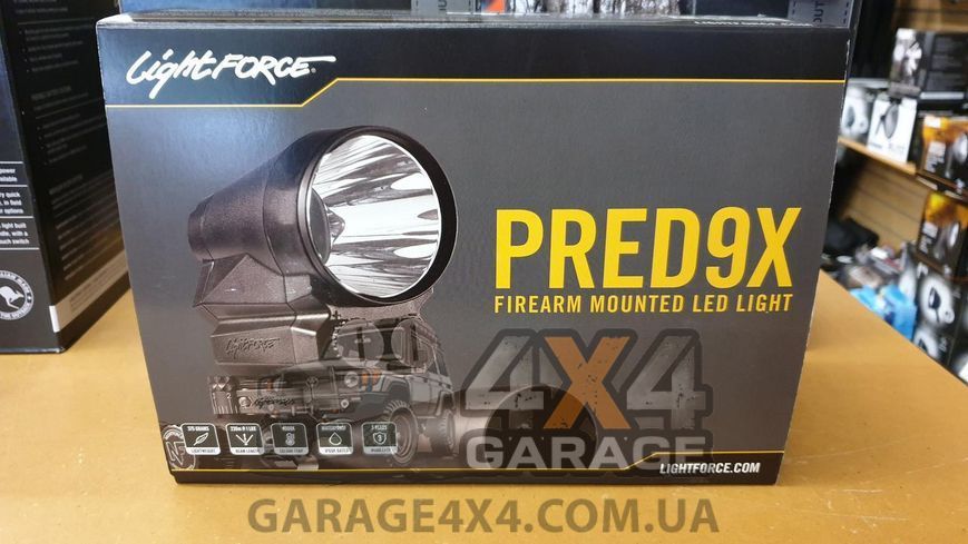 Світлодіодний тактичний ліхтар LIGHTFORCE PRED9X для мисливця рушниці (біле світло) PRED9X фото