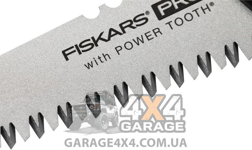 Ручна посилена пилка з потрійним заточуванням Fiskars Pro PowerTooth 150 мм 8 TPI ((1062935) 1062935 фото