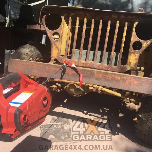 Бездротова переносна лебідка WARN Pullzall зі змінним акумулятором 24 Вольт 885005 фото