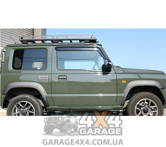 Пластикові розширювачі арок (фендера) Suzuki Jimny 2018+ (ABS-пластик / на скотчі 3М) FF-JN18B фото