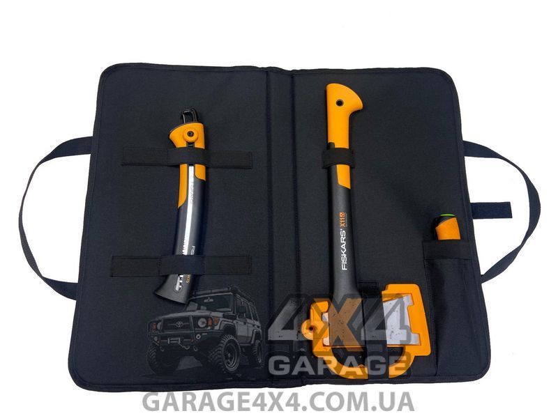 Подарочный набор Fiskars: топор-колун, нож, складная пила (2021283) 2021283 фото