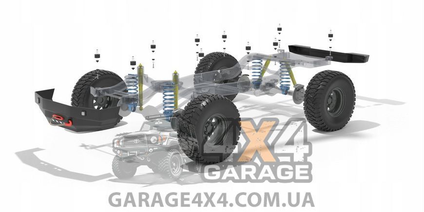 Комплект для боді-ліфта 50мм Mitsubishi Pajero Sport 2001-2008 TK560 фото