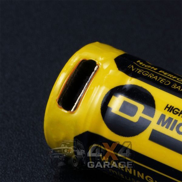 Аккумулятор литиевый Li-Ion 14500 Nitecore NL1475R 3.6V (750mAh, USB), защищенный 1870745713 фото